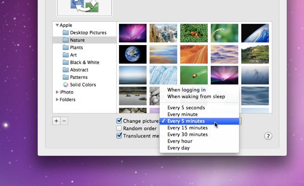 set a background for all desktops mac